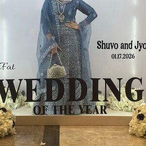 Elegant Blue Gown with Silver Accents